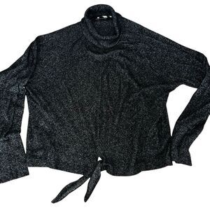 Women’s long sleeve charcoal sweater express size large